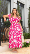 Vestido Midi Feminino Plus Size Paradise