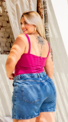 Shorts Ssia Feminino Plus Size Jeans - comprar online