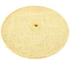 RODA COSTURADA SISAL E PANO 20CM