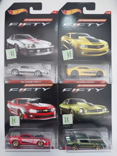 HOT WHEELS COLECCION CAMARO 1967-2017 FIFTY 8 AUTOS