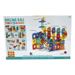 LABERINTO ROLLING BALL TUBES Y BLOCKS 182 PCS