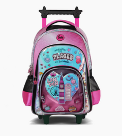 MOCHILA CARRO 18" I LOVE LED