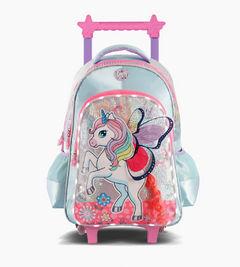 MOCHILA CARRO 18" UNICORN WINGS LED - comprar online