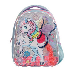 MOCHILA ESPALDA 13" UNICORN WINGS LED