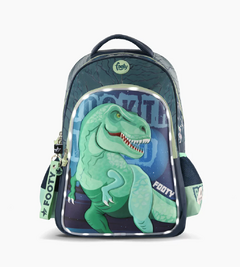 MOCHILA ESPALDA 18" DINOSAURIO LED