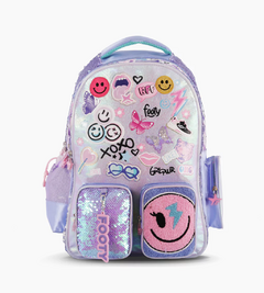 MOCHILA ESPALDA 18" HAPPY SMILE - comprar online