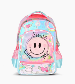 MOCHILA ESPALDA 18" SMILE LIKE ME LED - comprar online