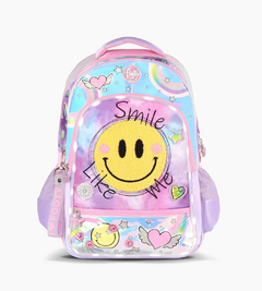 MOCHILA ESPALDA 18" SMILE LIKE ME LED