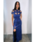 Vestido Paillete Azul - comprar online