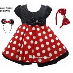 Vestido Minnie Vermelha