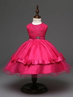 Vestido Baile - Rosa Pink