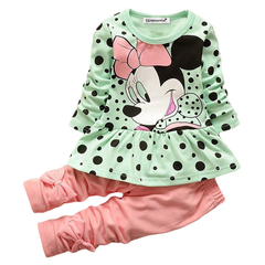 Conjunto Minnie |Verde Meia Estação