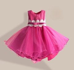 Vestido Menina Flor do Laço - Rosa Pink - comprar online