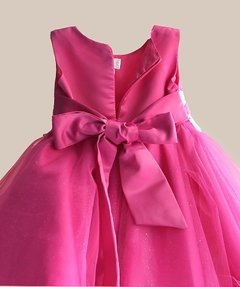 Vestido Menina Flor do Laço - Rosa Pink - loja online