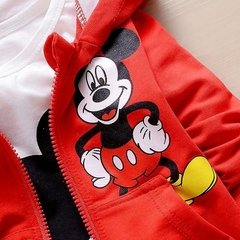 Conjunto Mickey 3 Peças - Vermelho na internet