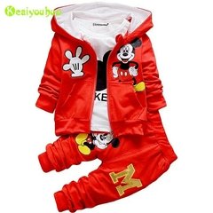 Conjunto Mickey 3 Peças - Vermelho - comprar online