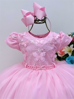 Vestido Jardim Encantado Rosa - comprar online