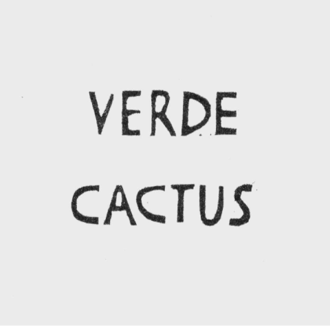 Verde cactus