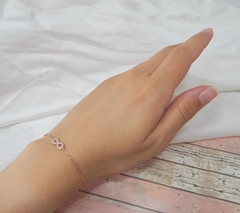 Pulsera Infinit rosé - comprar online