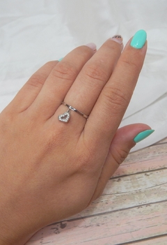 Anillo con dije Corazón