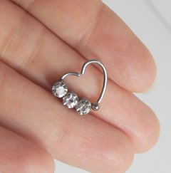 Cartílago Corazón con strass