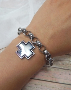 Pulsera Cruz del equilibrio