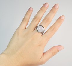 Anillo Corazón de cuarzo rosa en internet