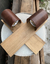Lámpara de pared STRAP 70 tamaño mediano (madera + cuero) - comprar online