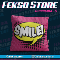 Almohada comic - Smile!