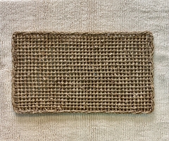 FELPUDO RECTANGULAR PANAL SEAGRASS 35X60CM - MARIANA CHAMME DECORACIONES