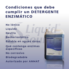 Detergente Penta Enzimático Surgizime L5 x 1 Lt - Liquid Sound