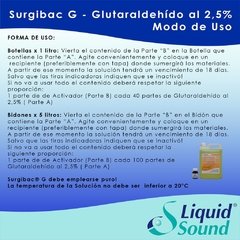 Desinfectante Surgibac G - Glutaraldehído Al 2,5% X 1 Lt - comprar online