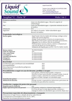 Desinfectante Surgibac G - Glutaraldehído Al 2,5% X 5 Lt