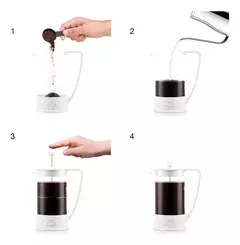 Bodum - Cafetera 3 pocillos - Tecno cocina