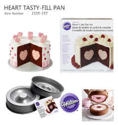 Set "Wilton" para torta relleno forma corazón - comprar online