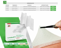 Gaze não Aderente Vaselinada Lomatuell® H - Jc hospitalar Produtos Hospitalares e Materiais Hospitalares