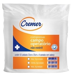 COMPRESSA CIRÚRGICA NÃO ESTÉRIL (CAMPO OPERATÓRIO)