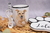 SET Taza bombe + Plato huella - DOG LOLA - CreArte