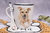 SET Taza bombe + Plato huella - DOG LOLA - comprar online