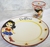 SET Plato ala ancha porcelana + Vaso de vidrio - Wonder Woman