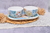 SET COMPLETO: Bandeja oval+ 2 Bowl alto - DISEÑO MARINO 1 - tienda online