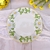 Plato playo ala ancha 26cm -Porcelana "MARGARITAS" C/U