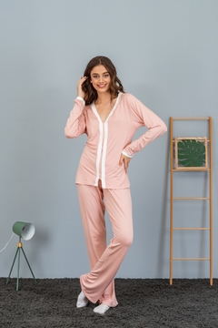 12024 - Pijama com abertura falsa - comprar online