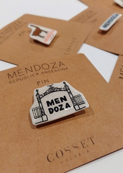 Pin Portones Mendoza Blanco - comprar online