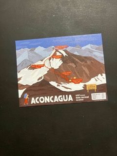 Sticker Ruta Ascenso Aconcagua