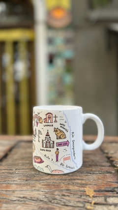 Taza Mapa Mendoza color - tienda online