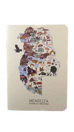 Libreta Lisa A6 Mapa Mendoza