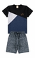 2645 - CJ MASC 4/6/8 CAMISETA M/M E BERMUDA MOLETINHO