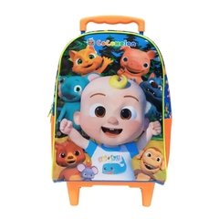 Mochila com Rodinhas 14 Cocomelon X2 10881 - Xeryus