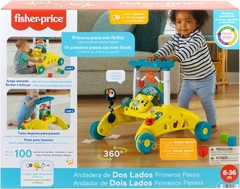 Andador Tigre Fisher-Price Primeiros Passos de Empurrar - Mattel - DecorToys Presentes & Brinquedos